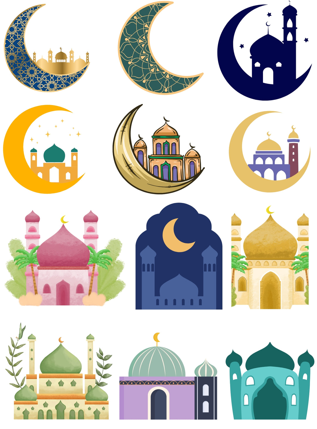 Masjid Sticker Sheet