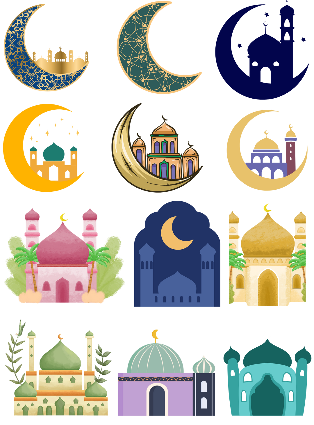 Masjid Sticker Sheet